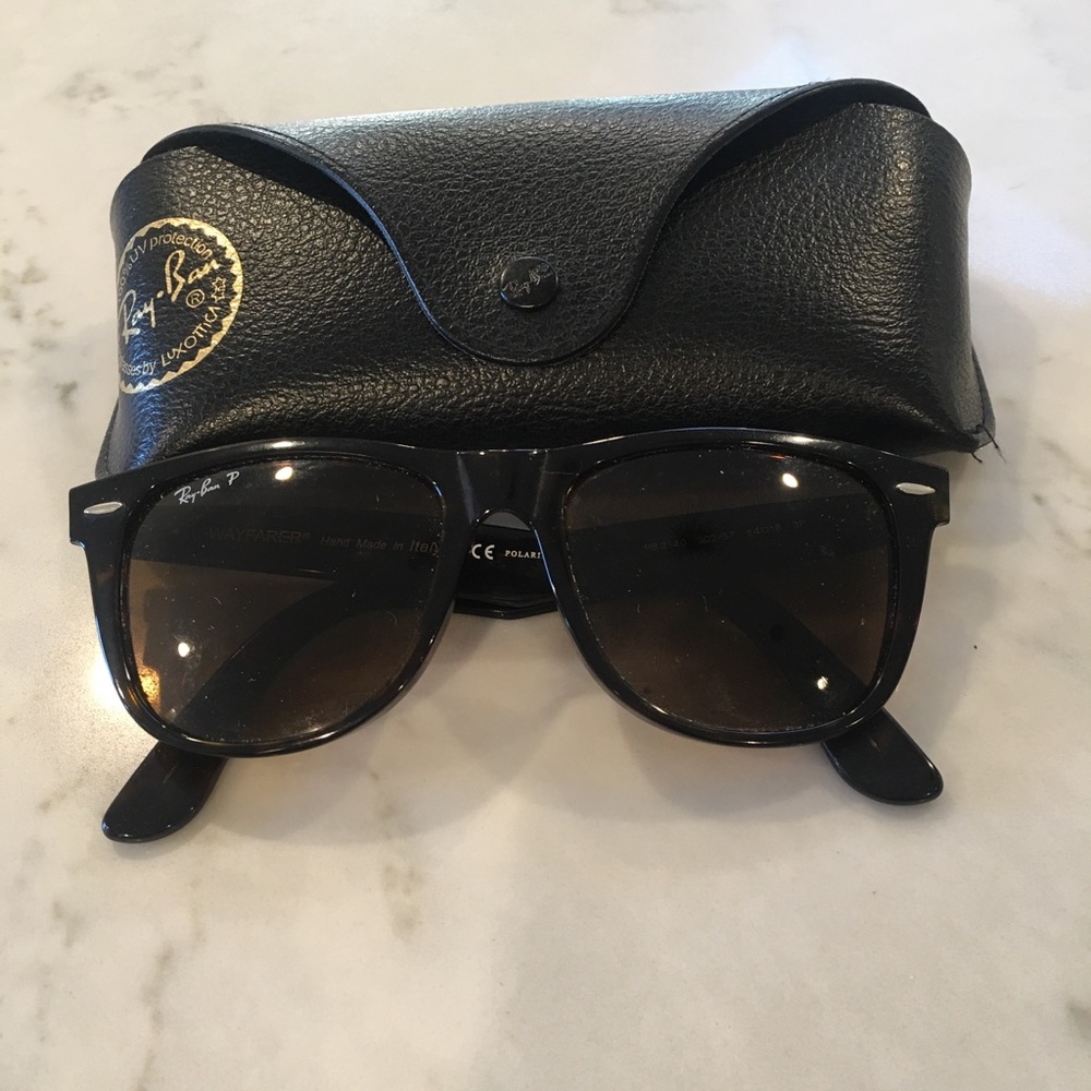 RayBan Polarized Wayfarer Sunglasses